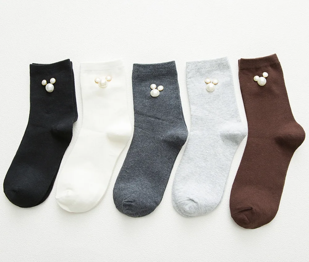 Cotton Fashionable Ladies Cute Pearl Jacquard Spring Autumn Crew Heap Socks Color Women Solid Casual Japanese
Cotton Fashionable Ladies Cute Pearl Jacquard Spring Autumn Crew Heap Socks Color Women Solid Casual Japanese