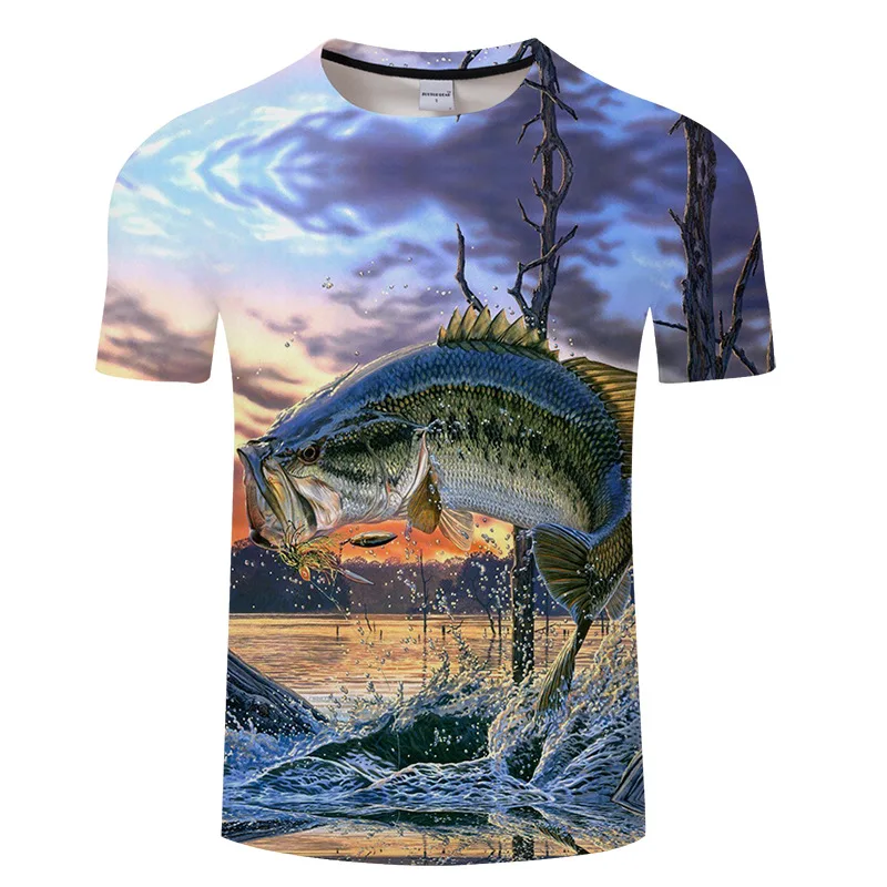 2018 new men leisure 3d printing t shirt, funny fish pattern printed men's and women's tshirt Hip hop pikeT-shirt print t-shirt
2018 new men leisure 3d printing t shirt, funny fish pattern printed men's and women's tshirt Hip hop pikeT-shirt print t-shirt