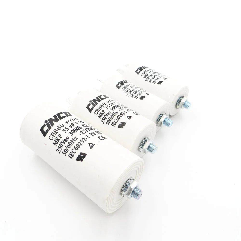Motor Run Capacitor 250 VAC 60mf 55mf 50mf 45mf 40mf 35mf 30mf 20mf 18mf 16mf 15mf 14mf 12.5mf 12mf 10mf 8mf 7mf 6mf 5mf V Volt
Motor Run Capacitor 250 VAC 60mf 55mf 50mf 45mf 40mf 35mf 30mf 20mf 18mf 16mf 15mf 14mf 12.5mf 12mf 10mf 8mf 7mf 6mf 5mf V Volt