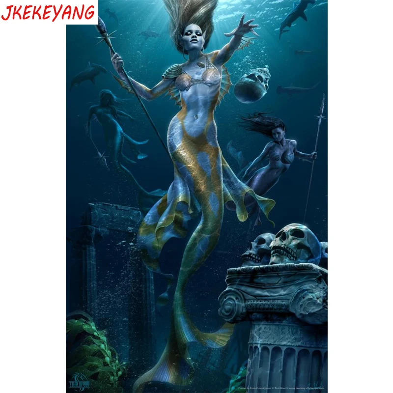 5D DIY square/round Diamond painting Mermaid Cross Stitch Diamond Embroidery Pattern Rhinestone home decor J1260
5D DIY square/round Diamond painting Mermaid Cross Stitch Diamond Embroidery Pattern Rhinestone home decor J1260