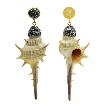 93.3mm*25.5mm natural conch big earrings bohemian hyperbole summer diy fashion jewelry drop earrings for women
93.3mm*25.5mm natural conch big earrings bohemian hyperbole summer diy fashion jewelry drop earrings for women