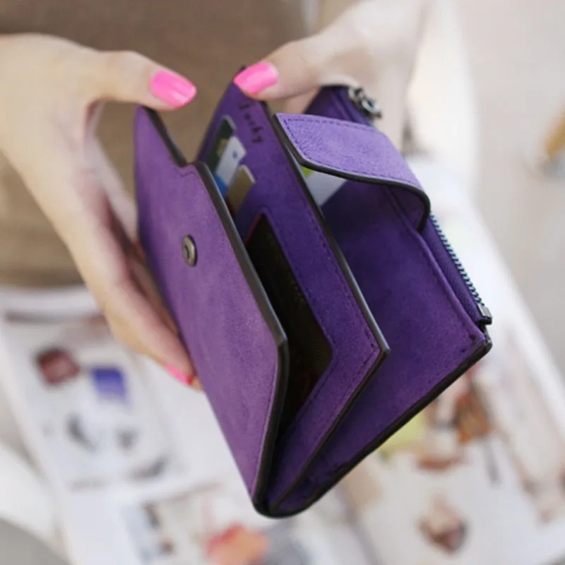 New Style New Women Wallets Fashion Scrub Leather Lady'S Design Card Holder Coin Purse
New Style New Women Wallets Fashion Scrub Leather Lady'S Design Card Holder Coin Purse