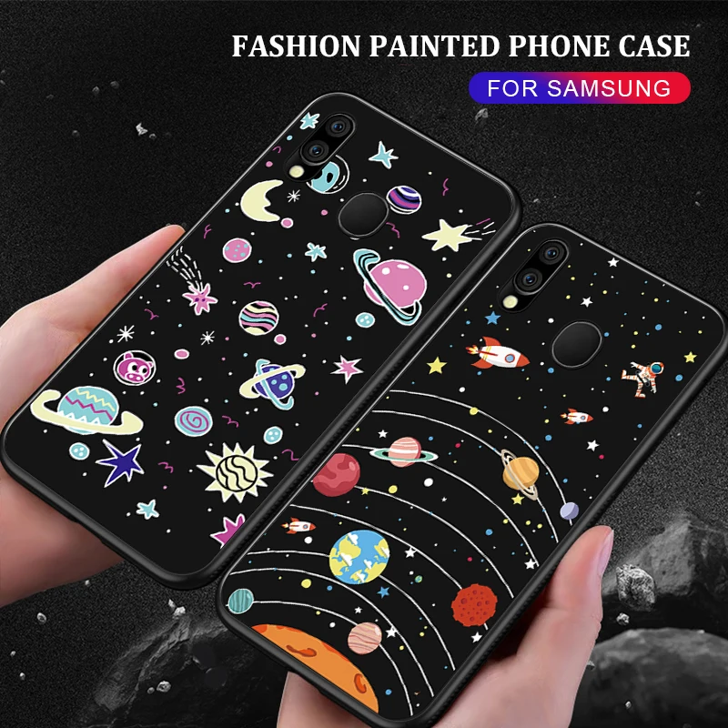 Space Heart Couple Phone Case For Samsung Galaxy M20 M30 M10 A10 A20 A30 A40 A50 A70 S10 Plus S10e Frosted Soft Back Cover
Space Heart Couple Phone Case For Samsung Galaxy M20 M30 M10 A10 A20 A30 A40 A50 A70 S10 Plus S10e Frosted Soft Back Cover
