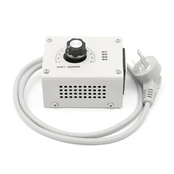 Speed Controller 4000W AC 220V Variable Voltage Controller for Fan Speed Motor Temperature Dimmer
Speed Controller 4000W AC 220V Variable Voltage Controller for Fan Speed Motor Temperature Dimmer