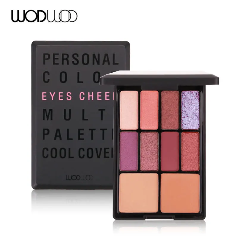 WODWOD 8 Color Shimmer Matte Eyeshadow +2 Cheek Color Contour Powder Palette Makeup Natural Pigment Smooth Eye Shadow Waterproof
WODWOD 8 Color Shimmer Matte Eyeshadow +2 Cheek Color Contour Powder Palette Makeup Natural Pigment Smooth Eye Shadow Waterproof