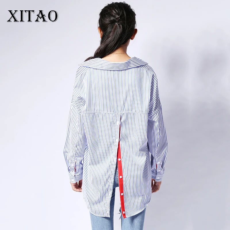 XITAO Stripe Cardigan Women Blouse Casual Long Sleeve Back Red Ribbon Plus Size Thin Summer Korea Fashion Women Shirts YZY001
XITAO Stripe Cardigan Women Blouse Casual Long Sleeve Back Red Ribbon Plus Size Thin Summer Korea Fashion Women Shirts YZY001