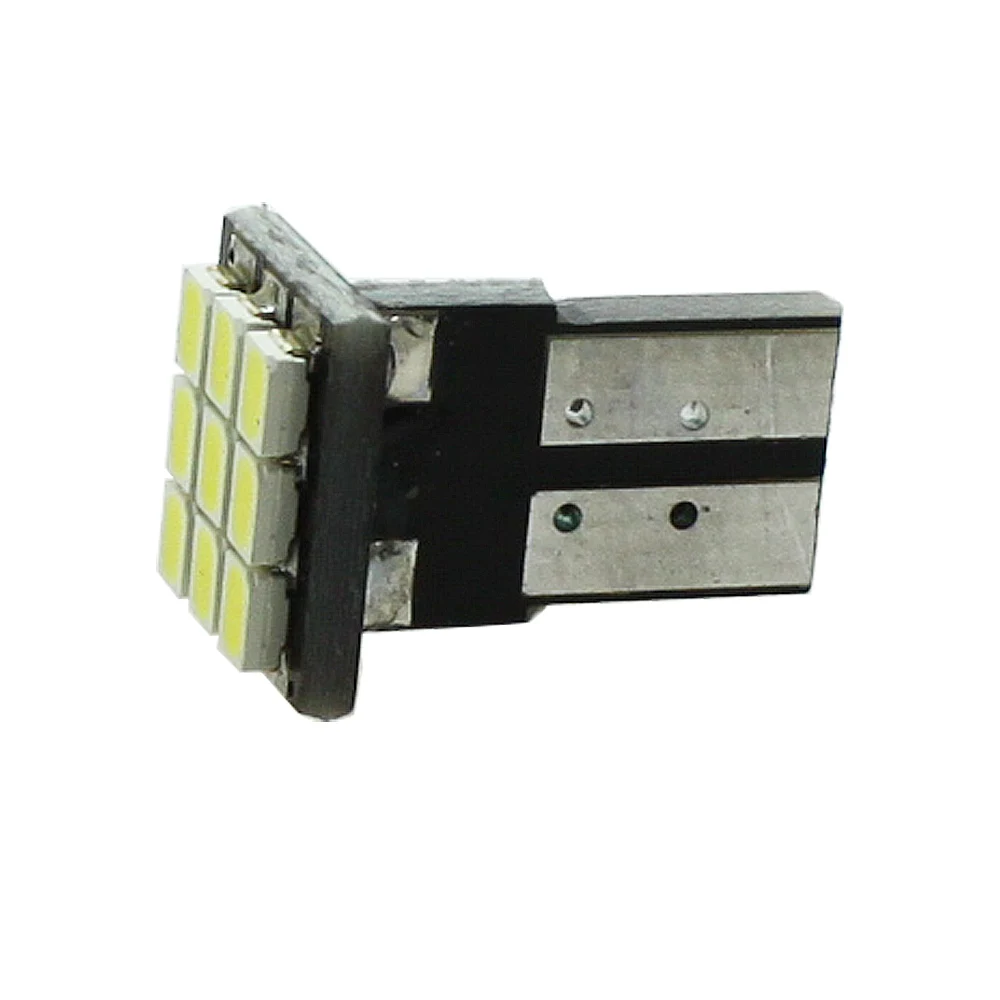 10 шт. T10 светодиодный 9 SMD 1206 S 194 168 W5W белый светильник s Автомобильная дверь Карта