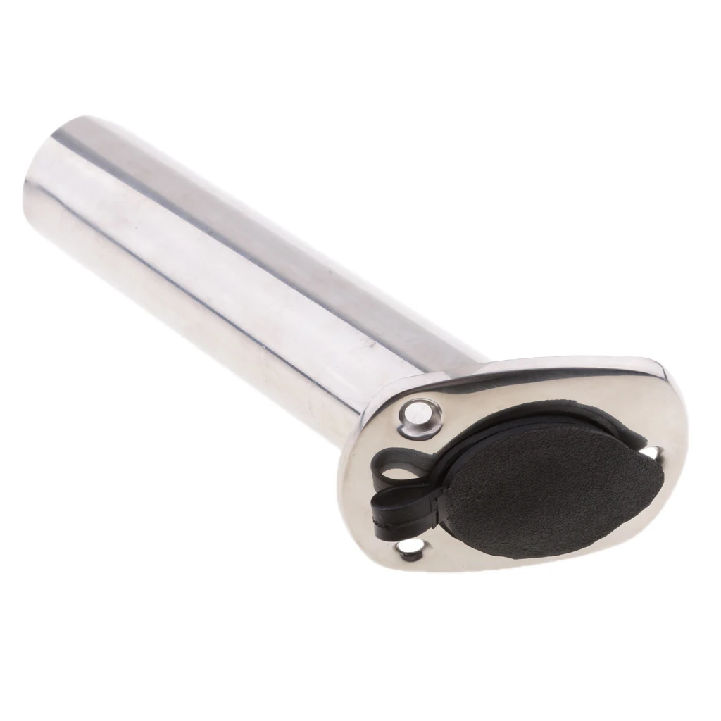 4 Pcs Stainless Steel Flush Mount Fishing Rod Holder 30 Degree Rod Pod For Marine Boat