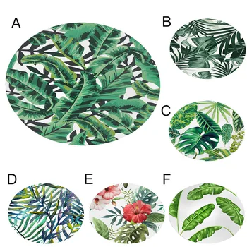 Tropical Plant leaves Pattern Round Flannel Bathroom Kitchen Carpet 80cm Environment-friendly, safe and odorless
Tropical Plant leaves Pattern Round Flannel Bathroom Kitchen Carpet 80cm Environment-friendly, safe and odorless
