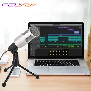 FELYBY New SF-960 Capacitive Microphone Wired 3.5mm Interface for Live Chat Webcast microphone for computer
FELYBY New SF-960 Capacitive Microphone Wired 3.5mm Interface for Live Chat Webcast microphone for computer
