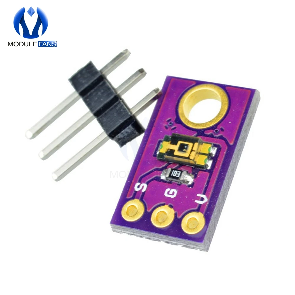 TEMT6000 Professional Light Sensor Module for Arduino Board Ambient Light Simulate Intensity
TEMT6000 Professional Light Sensor Module for Arduino Board Ambient Light Simulate Intensity