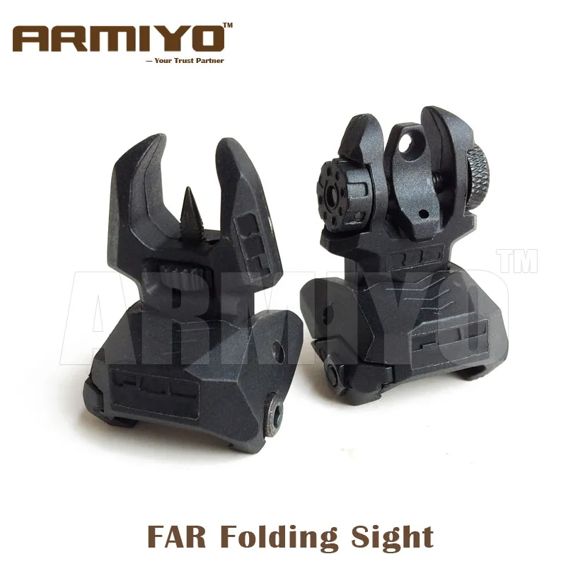Armiyo Tactical FAR Front And Rear Dual Aperture Rifle Folding Sight Spotting Scope Hunting Shooting Accessories Black DE
Armiyo Tactical FAR Front And Rear Dual Aperture Rifle Folding Sight Spotting Scope Hunting Shooting Accessories Black DE