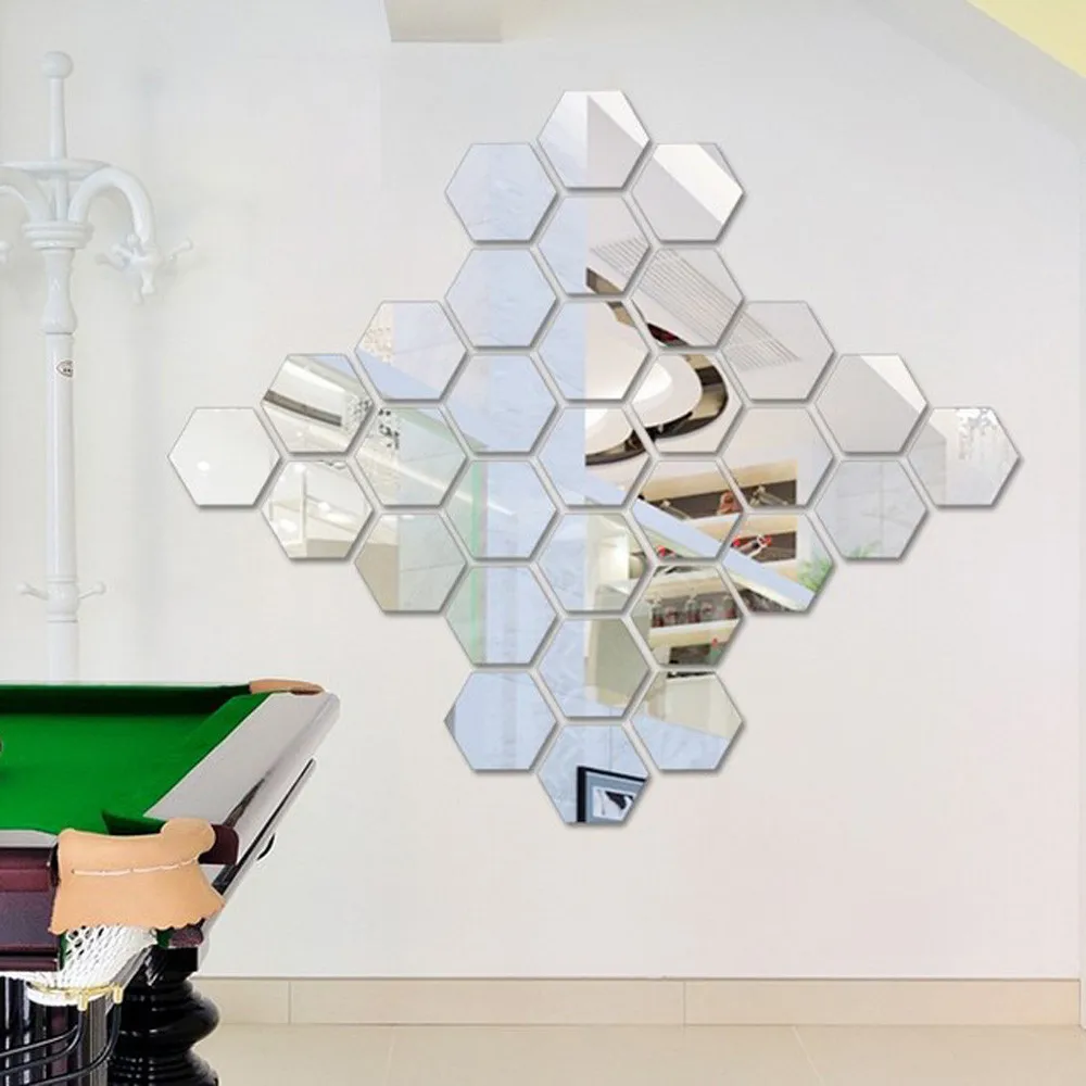 12Pcs 3D Wall Mirror Stickers Hexagon Home Decorative Vinyl Removable Wall Sticker Decal Pegatinas de pared#30
12Pcs 3D Wall Mirror Stickers Hexagon Home Decorative Vinyl Removable Wall Sticker Decal Pegatinas de pared#30