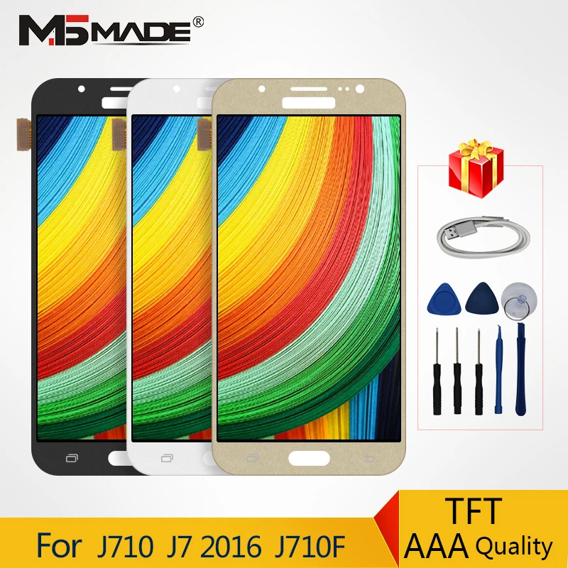 J710 For Samsung Galaxy J7 2016 J710FN J710F J710M J710G LCD Touch Screen Digitizer Display Replacement Parts Free Shipping
J710 For Samsung Galaxy J7 2016 J710FN J710F J710M J710G LCD Touch Screen Digitizer Display Replacement Parts Free Shipping