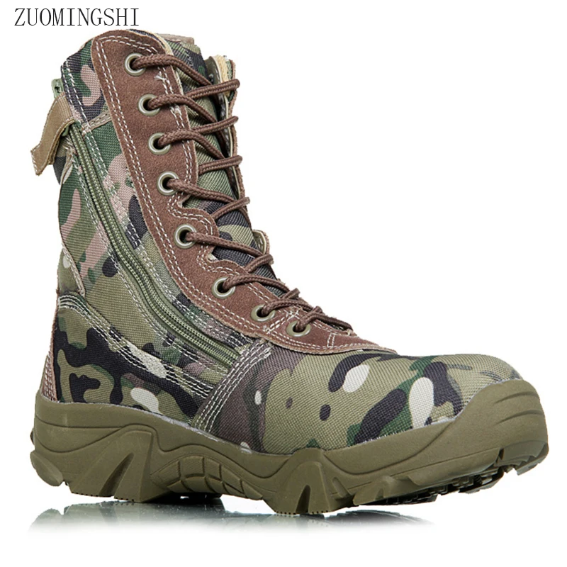 

Men military boots camouflage tactical combat boots asker bot men kamuflaj bot army men climbing shoes botas hombre Yasilaiya