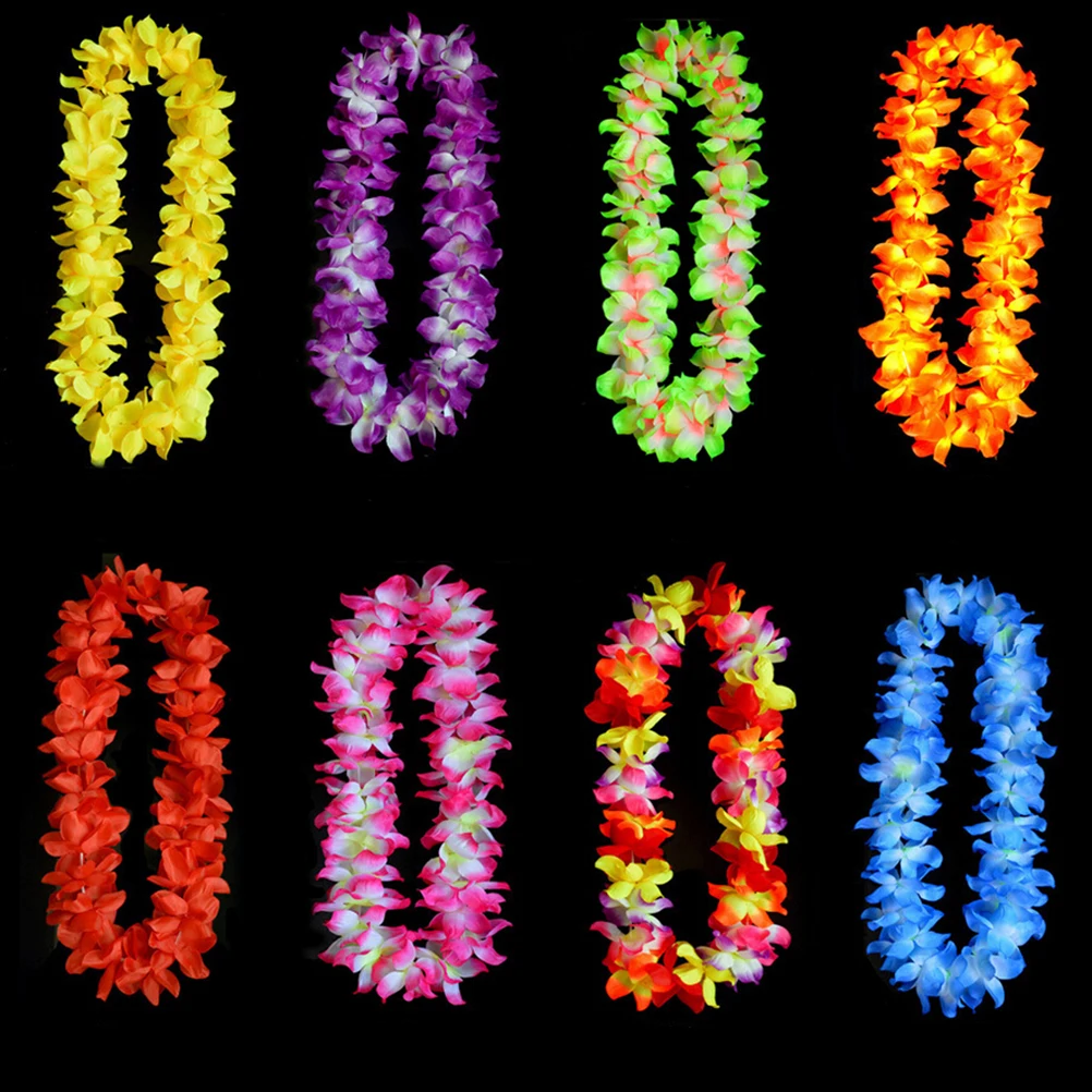 Party Beach Tropical Flower Necklace Hawaiian Luau Petal Leis Festival Party Decorations Wedding Supplies 1PC
Party Beach Tropical Flower Necklace Hawaiian Luau Petal Leis Festival Party Decorations Wedding Supplies 1PC