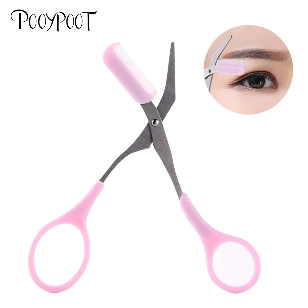 Newest 1Pc Pink Eyebrow Trimmer Eyelash Thinning Shears Comb Shaping Eyebrow Grooming Cosmetic Tool Eyelash Hair Clips Scissors
Newest 1Pc Pink Eyebrow Trimmer Eyelash Thinning Shears Comb Shaping Eyebrow Grooming Cosmetic Tool Eyelash Hair Clips Scissors