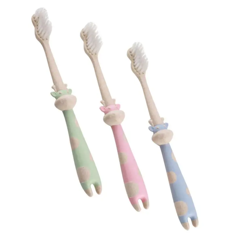 Children Baby Toothbrush Cartoon Giraffe Natural Wheat Straw Degradable Oral Care Nano-antibacterial Mini Heads
Children Baby Toothbrush Cartoon Giraffe Natural Wheat Straw Degradable Oral Care Nano-antibacterial Mini Heads