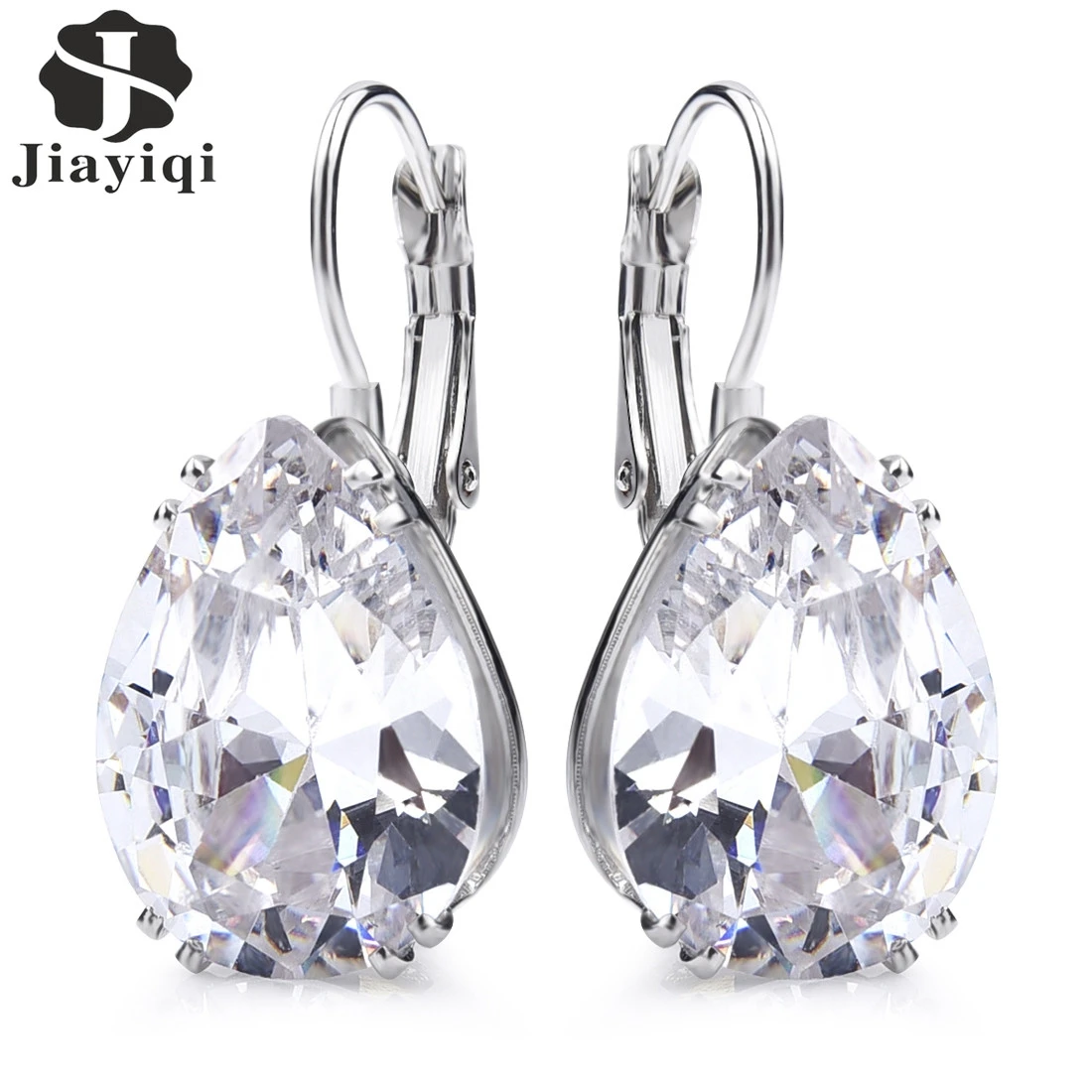 Jiayiqi High Quality New Hot Sale Korean Style Silver Color Cubic Zirconia Oval Earrings Small Dangle for Women Fashion Jewelry
Jiayiqi High Quality New Hot Sale Korean Style Silver Color Cubic Zirconia Oval Earrings Small Dangle for Women Fashion Jewelry