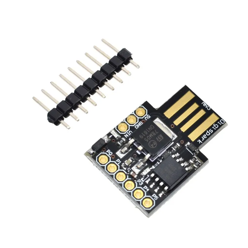 Manufacturer Digispark Kickstarter Development Board ATTINY85 Module for Arduino USB Diy Electronic Kit Robot
Manufacturer Digispark Kickstarter Development Board ATTINY85 Module for Arduino USB Diy Electronic Kit Robot