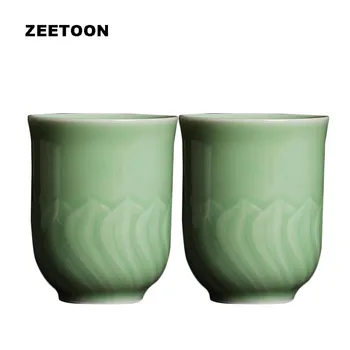 2PCS/Lot 180ml Longquan Celadon Lotus Cup Tea Ceremony Master Tea Cups Teaware Home Drinkware Water Mug Coffee Milk Mugs Decor
2PCS/Lot 180ml Longquan Celadon Lotus Cup Tea Ceremony Master Tea Cups Teaware Home Drinkware Water Mug Coffee Milk Mugs Decor