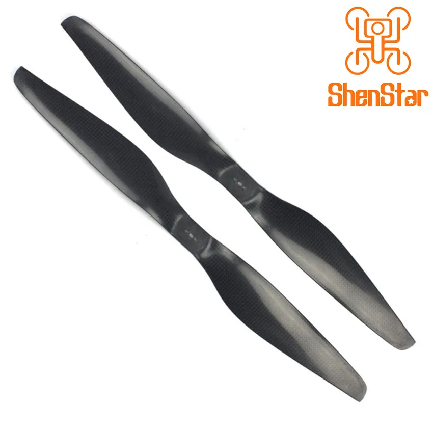 18x5.5 3K Carbon Fiber Propellers 18inch CW CCW 1855 Props for Multicopter Quadcopter with 3 holes Middle 4mm Side 3mm
18x5.5 3K Carbon Fiber Propellers 18inch CW CCW 1855 Props for Multicopter Quadcopter with 3 holes Middle 4mm Side 3mm