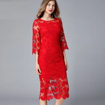 Fashion Ladies elegant long lace dress female hollow out party dress flare sleeve longos vestidos cultivating tunic L-XXXXXL 5XL
Fashion Ladies elegant long lace dress female hollow out party dress flare sleeve longos vestidos cultivating tunic L-XXXXXL 5XL