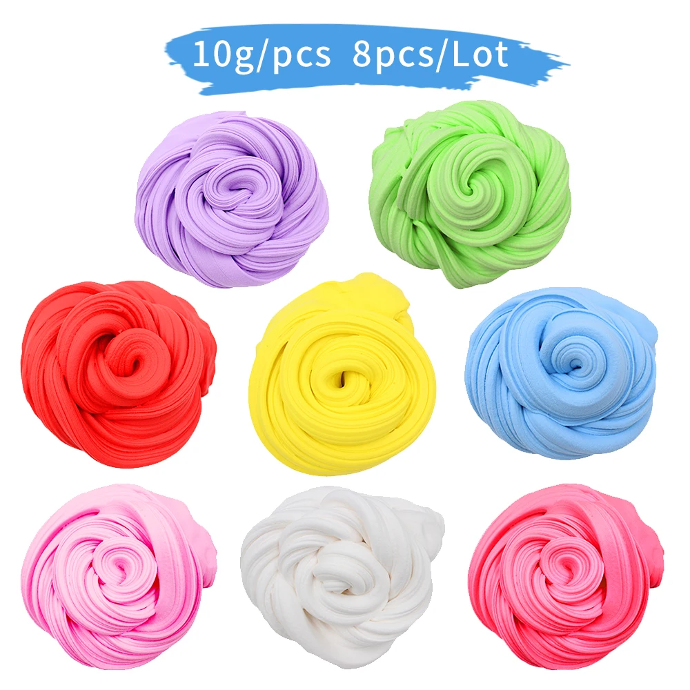 8PCS Clay Toy Colorful Fluffy Slime Scented Stress Relief Plasticine Kids Toy antistress Sludge Cotton Mud Release
8PCS Clay Toy Colorful Fluffy Slime Scented Stress Relief Plasticine Kids Toy antistress Sludge Cotton Mud Release