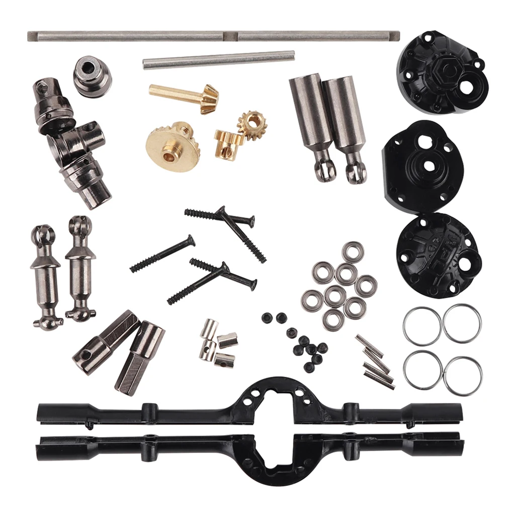 Metal Centre Axle Spare Parts for WPL B14 B16 MN90 6WD RC Military Trucks