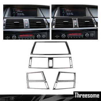 SRXTZM For BMW E70 E71 X5 X6 Carbon Fiber Car Interior Navigation Control Panel Air Conditioner Outlet Frame Cover Trim
SRXTZM For BMW E70 E71 X5 X6 Carbon Fiber Car Interior Navigation Control Panel Air Conditioner Outlet Frame Cover Trim