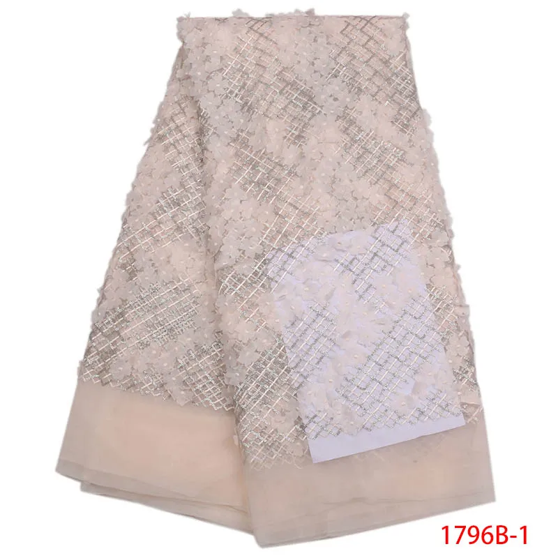White 3D Flower High Quality African Lace Fabric 2019 French Tulle Lace Fabric Appliqued 5 Yards Net Lace For Wedding APW1796B-1
White 3D Flower High Quality African Lace Fabric 2019 French Tulle Lace Fabric Appliqued 5 Yards Net Lace For Wedding APW1796B-1