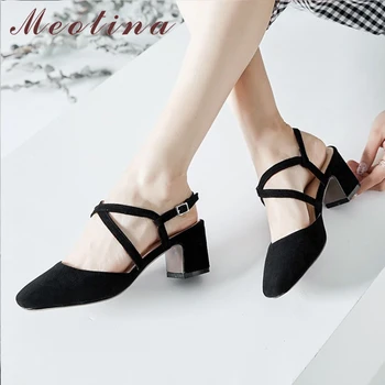 Meotina Women Pumps High Heels Cross-tied Thick High Heels Shoes Buckle Square Toe Party Shoes Ladies Spring Pink Big Size 33-43
Meotina Women Pumps High Heels Cross-tied Thick High Heels Shoes Buckle Square Toe Party Shoes Ladies Spring Pink Big Size 33-43