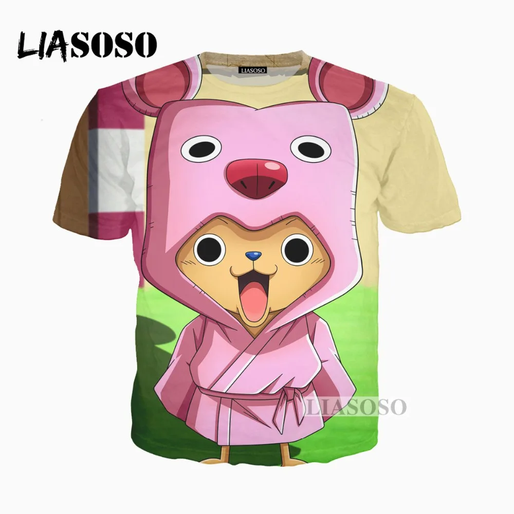 LIASOSO 2018 3D Print Women Men Anime One Piece Funny Tony Tony Chopper Tshirt Summer T-shirt Hip Hop Pullover Short SleeveX0190
LIASOSO 2018 3D Print Women Men Anime One Piece Funny Tony Tony Chopper Tshirt Summer T-shirt Hip Hop Pullover Short SleeveX0190