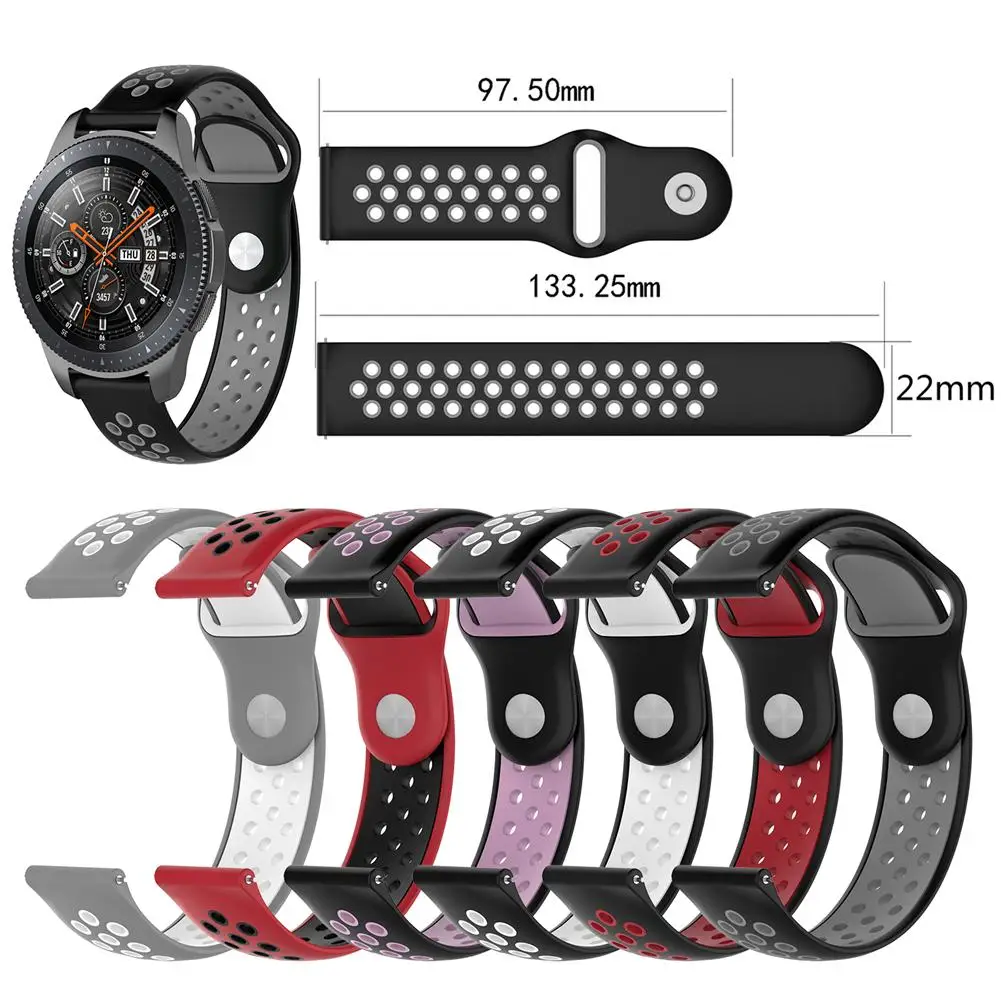 Soft Silicone 22mm Watchband For Gear Samsung Gear S3/2 R380 Neo R381 Live R382 Frontier For Huami Amazfit Watch Band Strap
Soft Silicone 22mm Watchband For Gear Samsung Gear S3/2 R380 Neo R381 Live R382 Frontier For Huami Amazfit Watch Band Strap