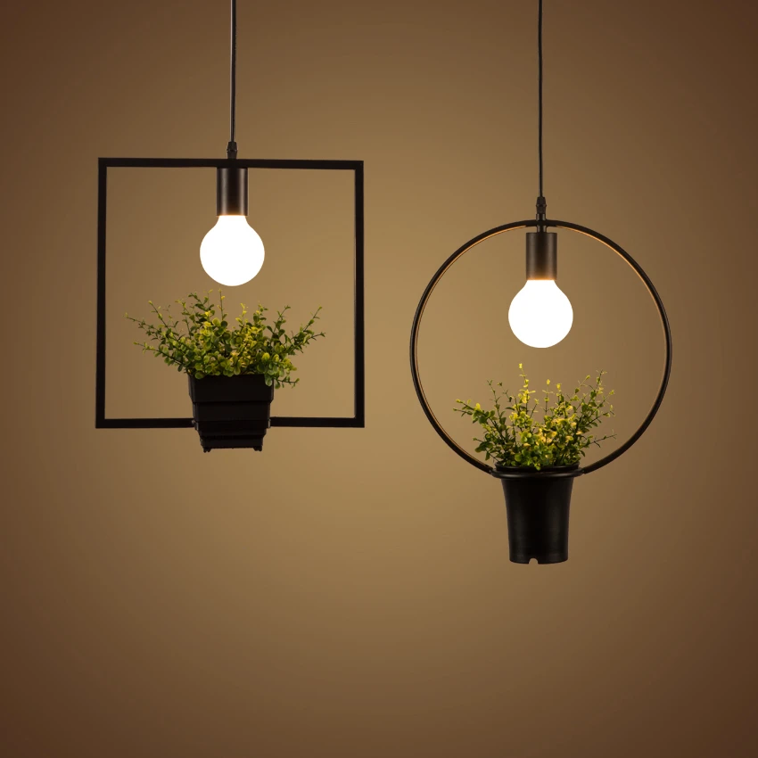 Countryside style plant pot Square round shap Creative personality Restaurant Bar Cafe American living room pendant light
Countryside style plant pot Square round shap Creative personality Restaurant Bar Cafe American living room pendant light