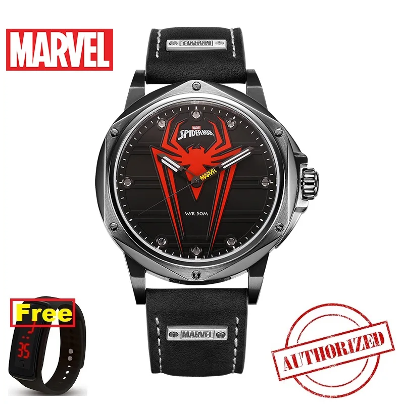 Disney's official Genuine Marvel SPIDER Man Japan quartzl Watch leather strap luminous stainless steel 50m Limited Version 2019
Disney's official Genuine Marvel SPIDER Man Japan quartzl Watch leather strap luminous stainless steel 50m Limited Version 2019