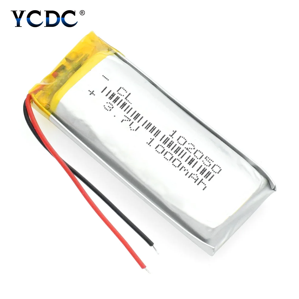 Portable 3.7V 1000mAh Li-polymer Battery 102050 Cell Li-Po Rechargeable Batteries For MP3 MP4 GPS Bluetooth Headset POS Machines
Portable 3.7V 1000mAh Li-polymer Battery 102050 Cell Li-Po Rechargeable Batteries For MP3 MP4 GPS Bluetooth Headset POS Machines