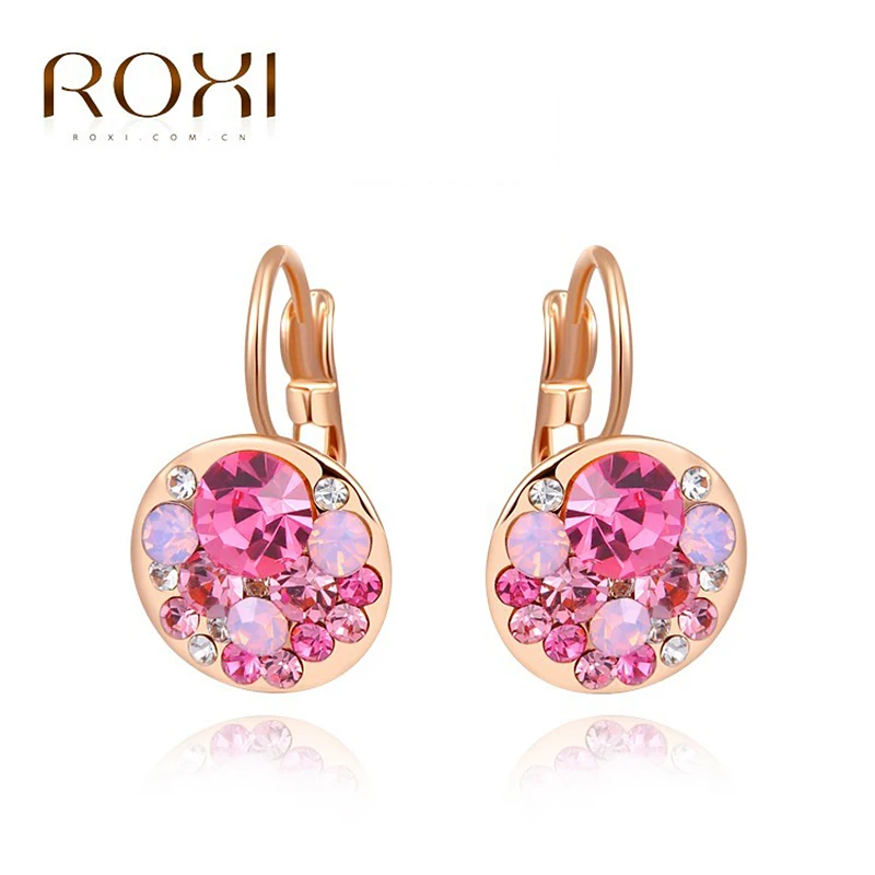 ROXI Wedding Stud Earrings Big Stone Zircon Rose Gold Earring for Women Female Earrings Boucle D'oreille Femme Drop Shipping
ROXI Wedding Stud Earrings Big Stone Zircon Rose Gold Earring for Women Female Earrings Boucle D'oreille Femme Drop Shipping