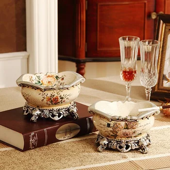 18x10.5cm European Classic Luxurious Resin Ashtray Home Party Bar Decoration For Gift Cigarette Lighters & Smoking Accessory
18x10.5cm European Classic Luxurious Resin Ashtray Home Party Bar Decoration For Gift Cigarette Lighters & Smoking Accessory