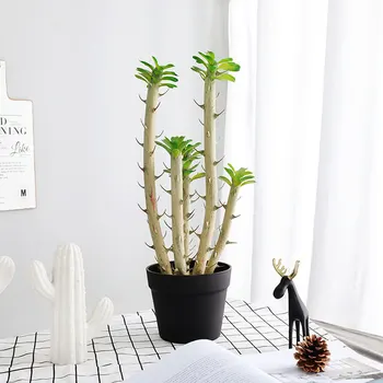 5pcs/set Artificial Cactus Plants Unpotted Decoration Artificial Succulents Bulk 30cm/36cm/52cm Fake Cactus Stems With Thorn
5pcs/set Artificial Cactus Plants Unpotted Decoration Artificial Succulents Bulk 30cm/36cm/52cm Fake Cactus Stems With Thorn