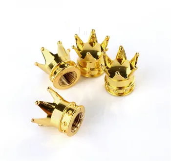 Wanyifa 4pcs Golden ABS Cover & Copper Core Crown Tire Wheel Valve Stems Air Dust Cover Cap Fit for Bike Motorcycle Bicycle Car
Wanyifa 4pcs Golden ABS Cover & Copper Core Crown Tire Wheel Valve Stems Air Dust Cover Cap Fit for Bike Motorcycle Bicycle Car