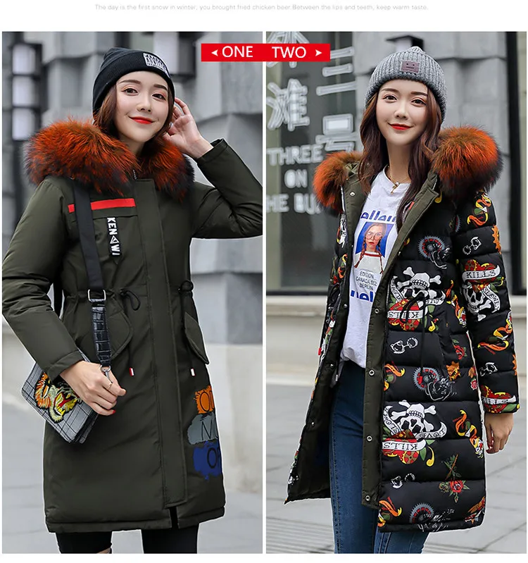 Long Winter Jackets And Coats Woman Warm Women Parka 2018 Winter Linen Cotton Coat Women Both Sides Wear Coats LZ976 (19)