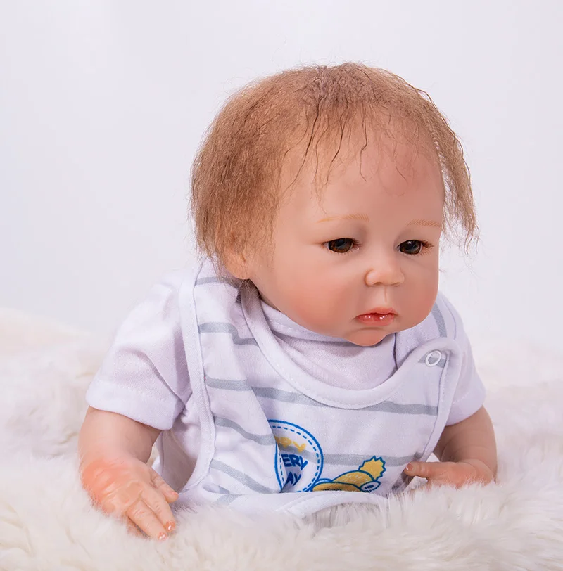 46cm Silicone Reborn Baby Doll kids Playmate Gift For Girls 18 Inch Baby Alive Soft Toys For Bebes Reborn Brinquedo npk doll
46cm Silicone Reborn Baby Doll kids Playmate Gift For Girls 18 Inch Baby Alive Soft Toys For Bebes Reborn Brinquedo npk doll