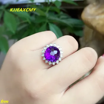 KJJEAXCMY Fine jewelry 925 sterling silver inlaid natural amethyst ring wholesale opening ladies adjustable support testing
KJJEAXCMY Fine jewelry 925 sterling silver inlaid natural amethyst ring wholesale opening ladies adjustable support testing