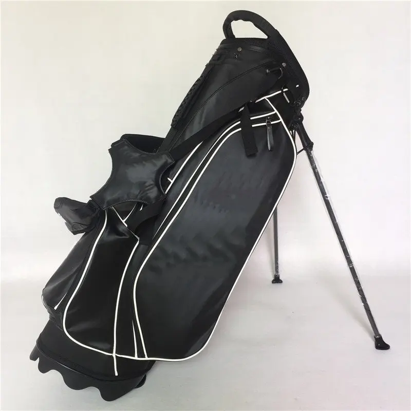 

Golf Bag Black White Staff Golf Rack Professional Ball Bag TOUR Light Driver Fairway woods Hybrid Wedge Irons Putter AP3 AP2 AP1