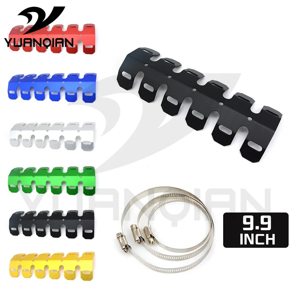 7 colors motorcycle muffler heat shield exhaust protector cover FOR SUZUKI GSX-R600 GSX 650 R750 R1000 GSR 250 400 750 SV 1300
7 colors motorcycle muffler heat shield exhaust protector cover FOR SUZUKI GSX-R600 GSX 650 R750 R1000 GSR 250 400 750 SV 1300
