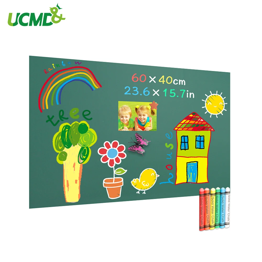 School Learning Chalk Blackboard Wall Sticker Removable Vinyl Drawing Message Green Board for Kids Rooms Decoration 60x40cm
School Learning Chalk Blackboard Wall Sticker Removable Vinyl Drawing Message Green Board for Kids Rooms Decoration 60x40cm