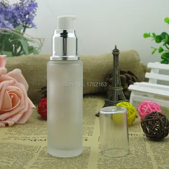 50ml frosted glass press pump Bottles, With Shiny Silver Pump,Empty lotion bottles,Cosmetic glass bottles,Cosmetics containers
50ml frosted glass press pump Bottles, With Shiny Silver Pump,Empty lotion bottles,Cosmetic glass bottles,Cosmetics containers