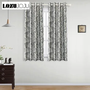 LOZUJOJU 1 piece Short blackout curtain for living room bedroom thread floral grey curtain modern style drapery for kitchen door
LOZUJOJU 1 piece Short blackout curtain for living room bedroom thread floral grey curtain modern style drapery for kitchen door