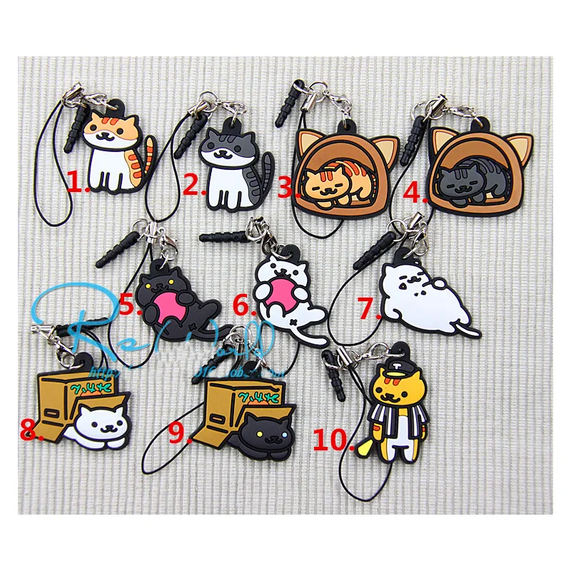 1pcs Keychain Anime Comic Animals Nekono Kyuujitsu Neko Atsume Pets Rubber Keychain Portachiavi keyring keychain Bag pendant
1pcs Keychain Anime Comic Animals Nekono Kyuujitsu Neko Atsume Pets Rubber Keychain Portachiavi keyring keychain Bag pendant